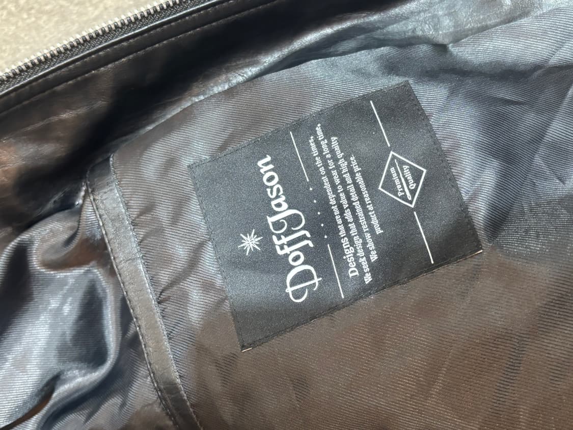 도프제이슨 비건레더 래피드 레더자켓 L사이즈 상품이미지5