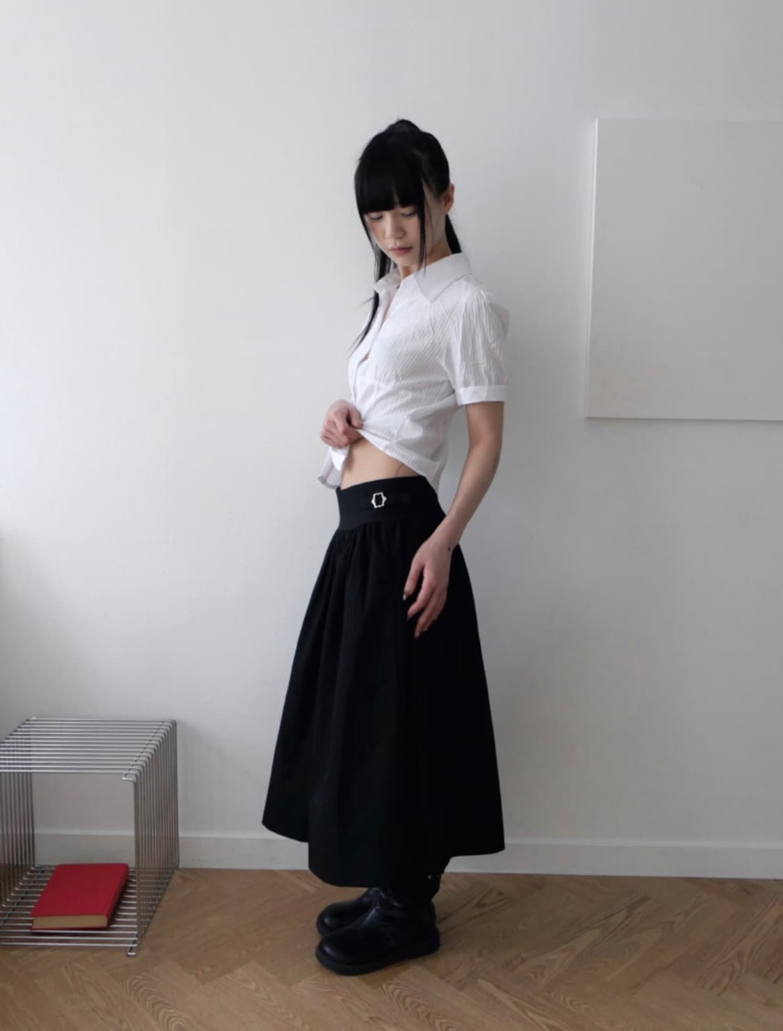 베이비랩 반팔셔츠, 미디스커트 세트 상품이미지3
