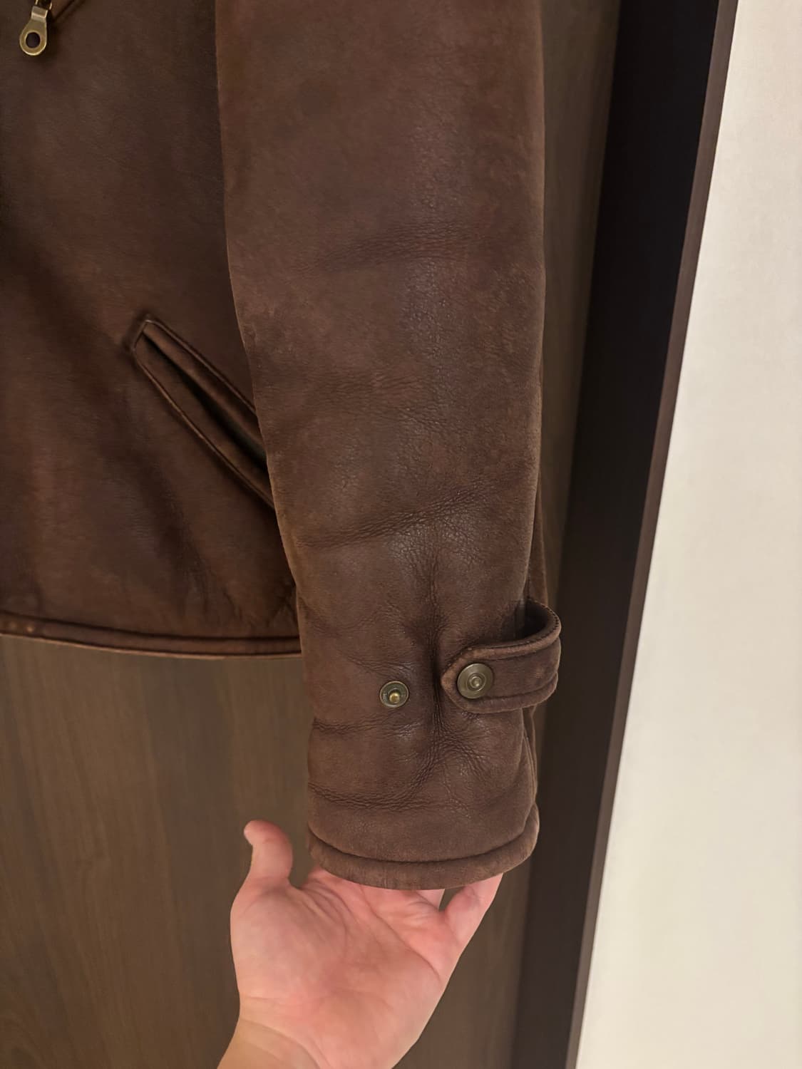 [100~103] 빈티지 더블 라이더 무스탕 , 시어링, 무통 상품이미지3