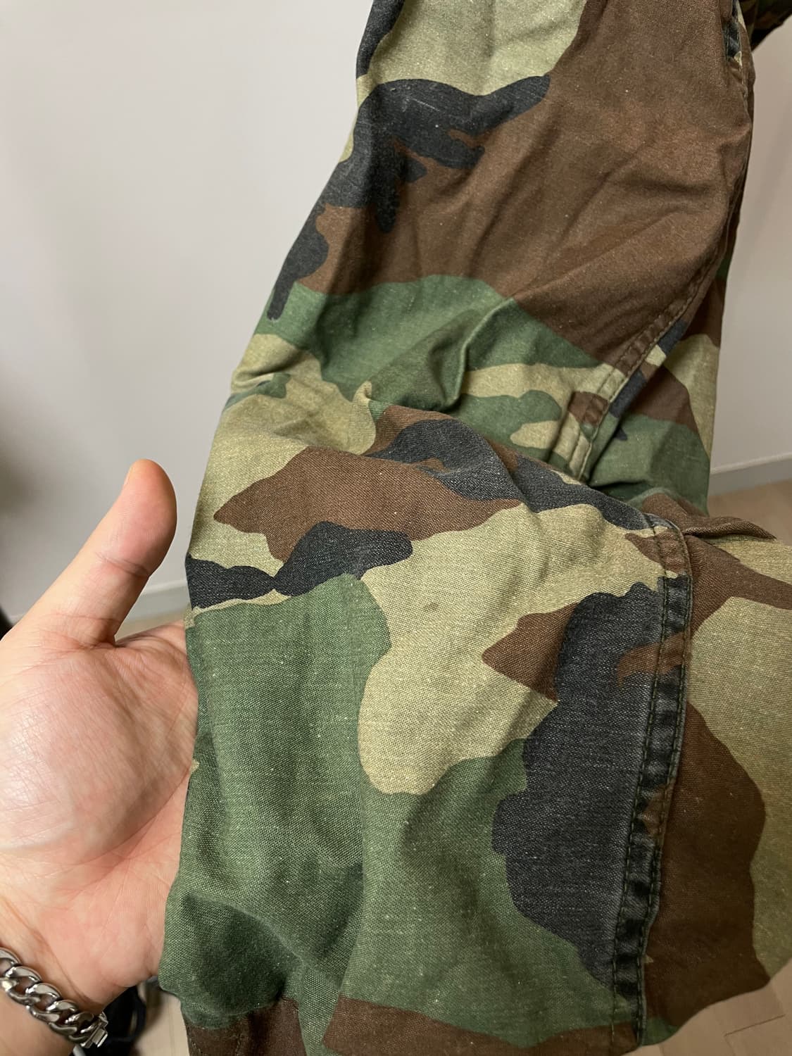 80s 알파인더스트리 우드랜드 카모플라쥬 m65 야상 상품이미지7