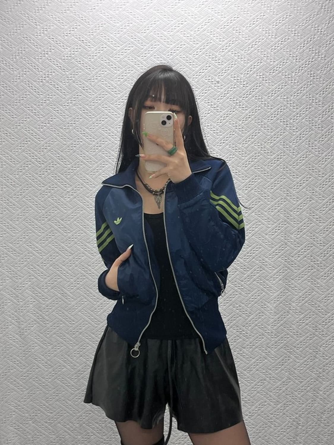 아디다스 올드스쿨 레트로 배색 원터더블 져지 자켓 95 C09260 상품이미지2