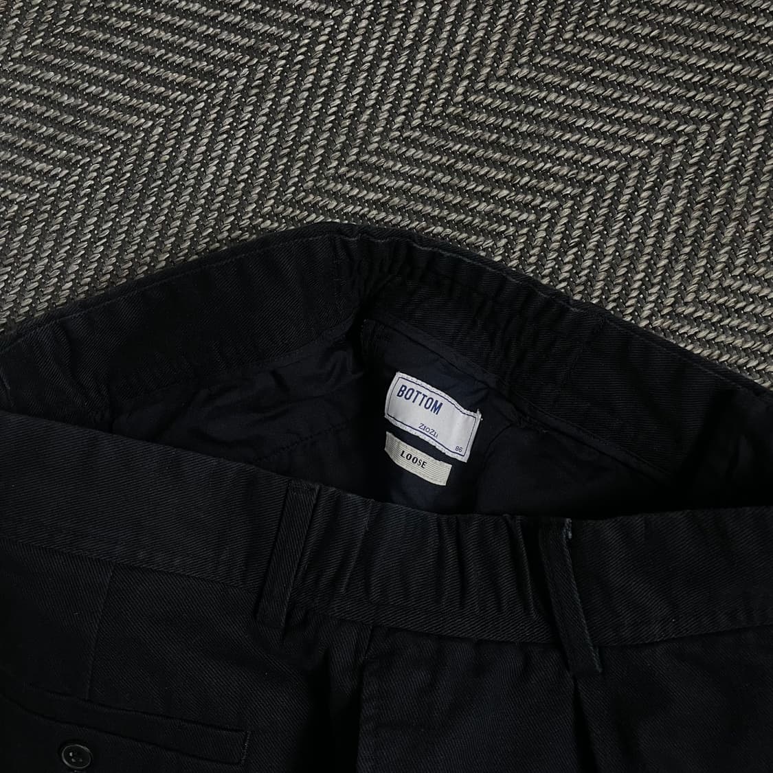 지오지아 코튼 루즈핏 미니멀 팬츠y 4832 상품이미지5