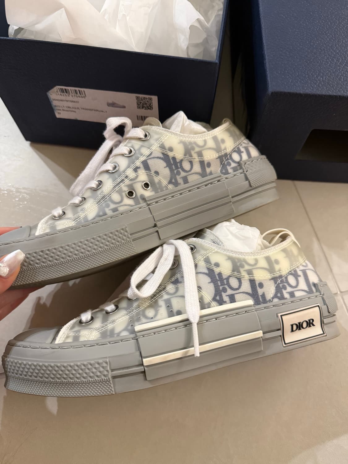 디올 오블리크 스니커즈 37 상품이미지3