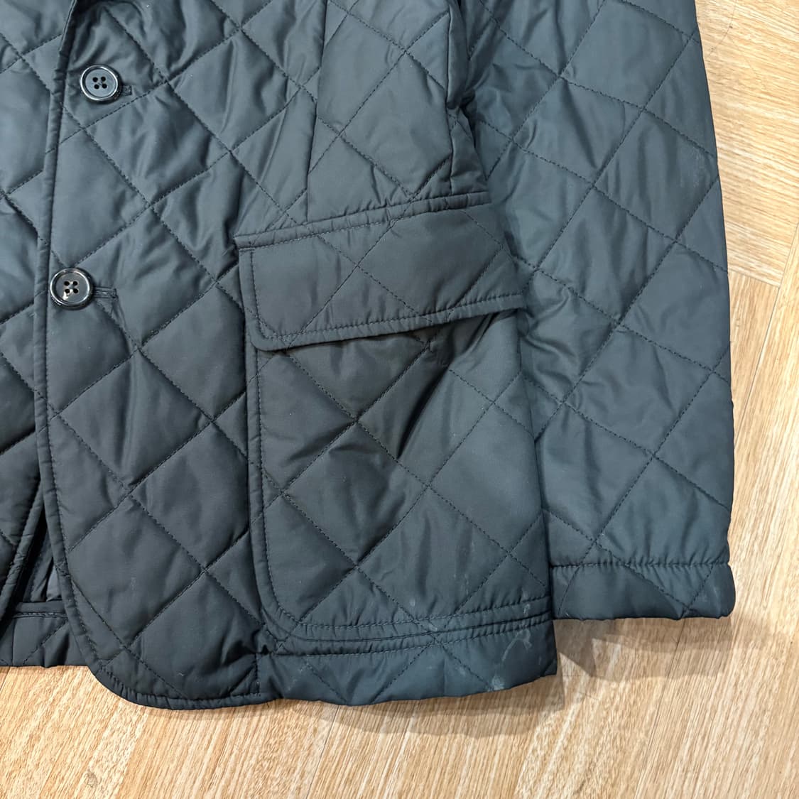 폴로 랄프로렌 우먼즈 블랙 패디드 블레이저 자켓 상품이미지4