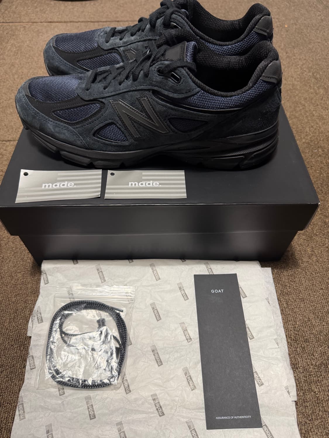 JJJJound (자운드) 990v4 네이비 285  상품이미지1