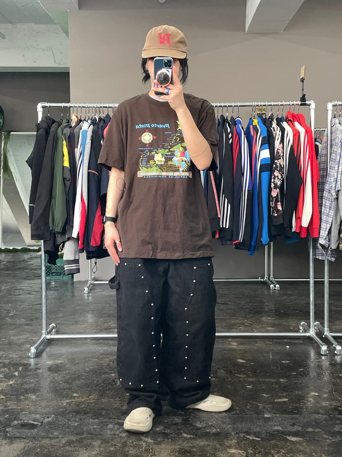 빈티지 프린팅 반팔 티셔츠 상품이미지3