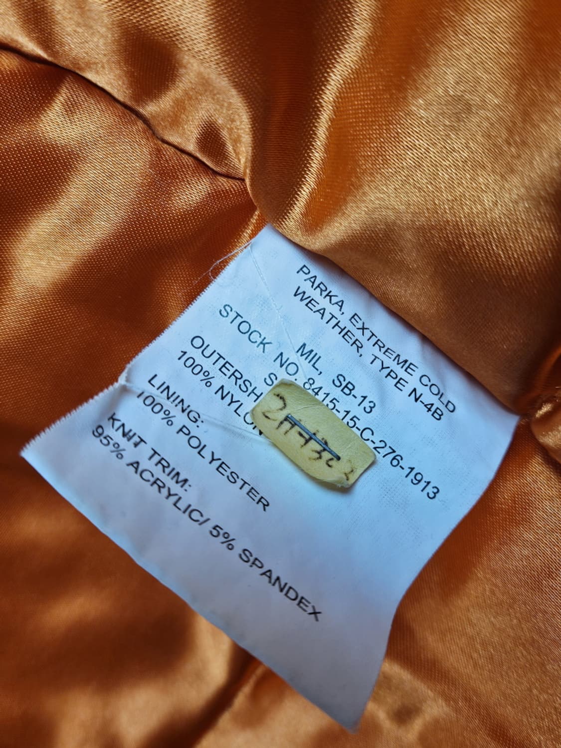 쇼트 타입 N-3B 밀리터리 파카 퍼 후드 자켓 ( M ) / 10373 상품이미지7