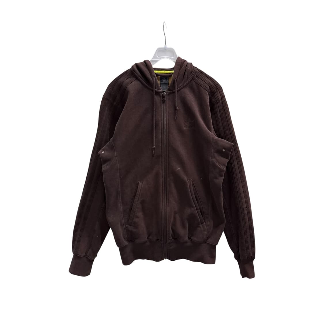 [추천🩵/L] 아디다스 올드스쿨 브라운 후드집업 상품이미지3