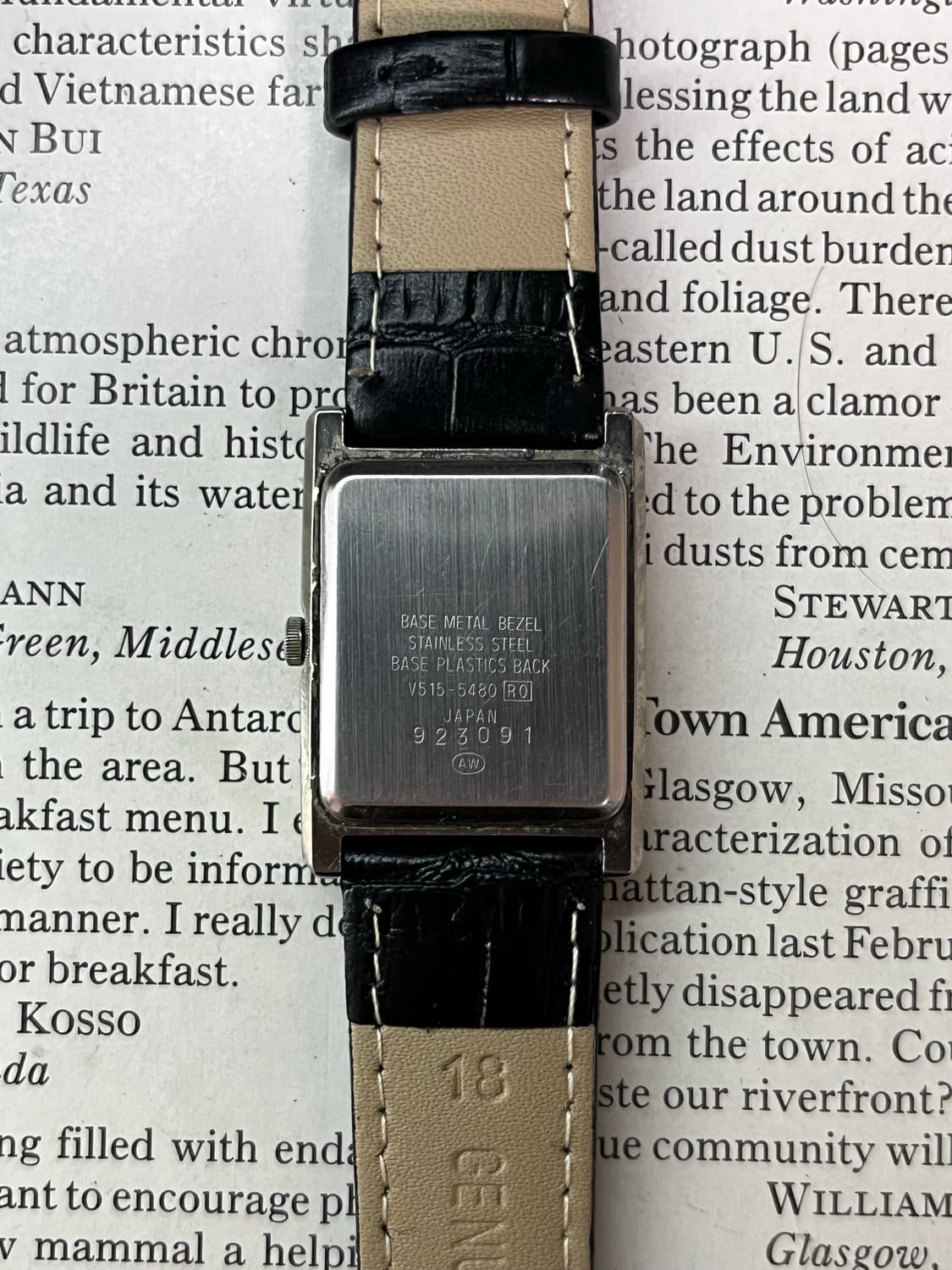 SEIKO ALBA 탱크 쿼츠 SABS 에디션 상품이미지4