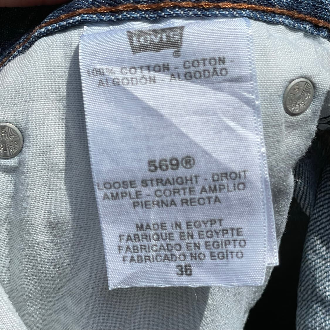 00s 리바이스 original jeans 데님쇼츠 p689 상품이미지4