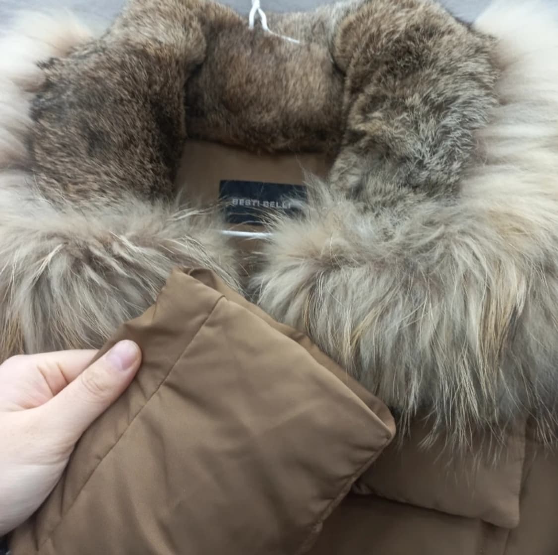 베스티벨리 여성모피 롱패딩(90) 상품이미지1