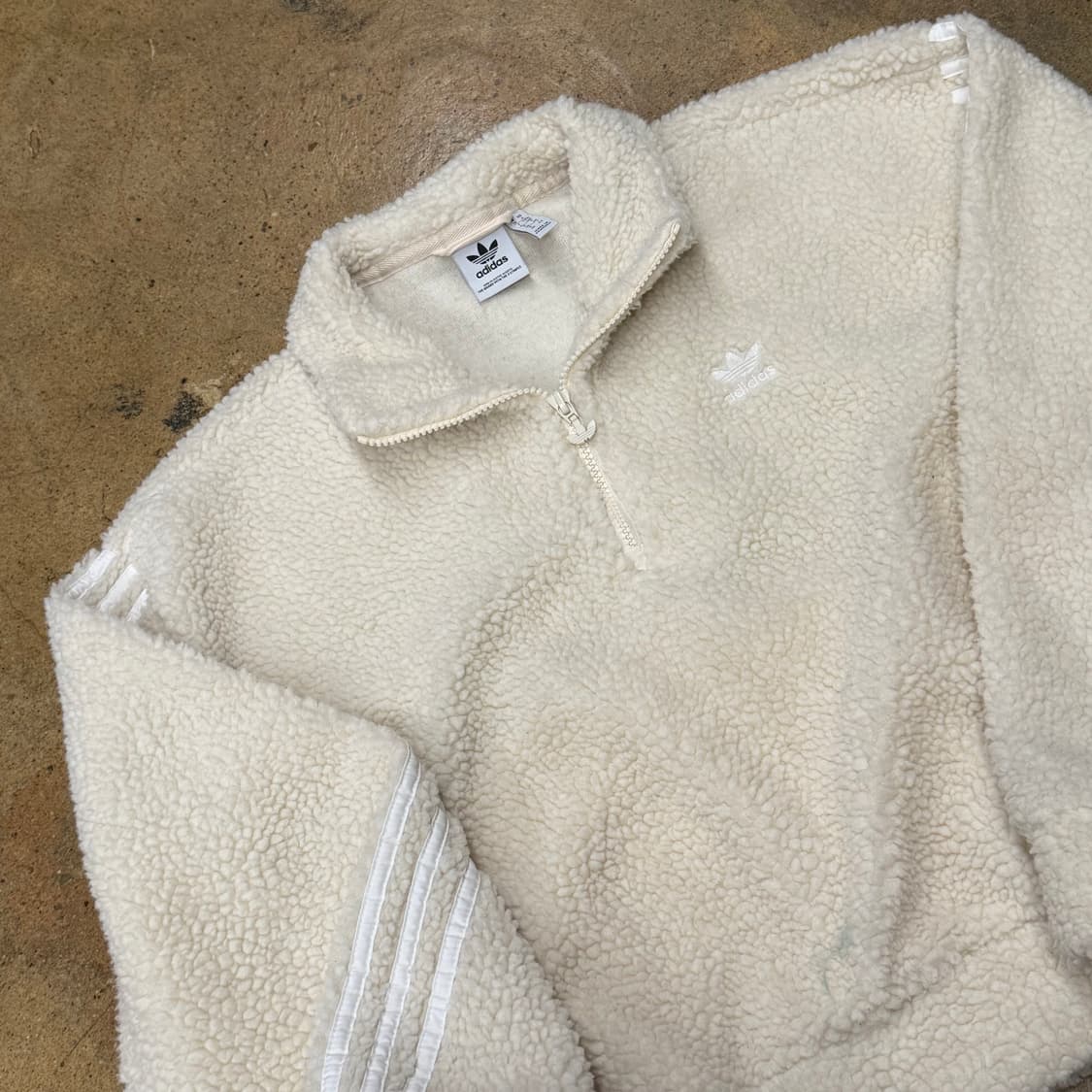 아디다스 후리스 양털 반집업  상품이미지1