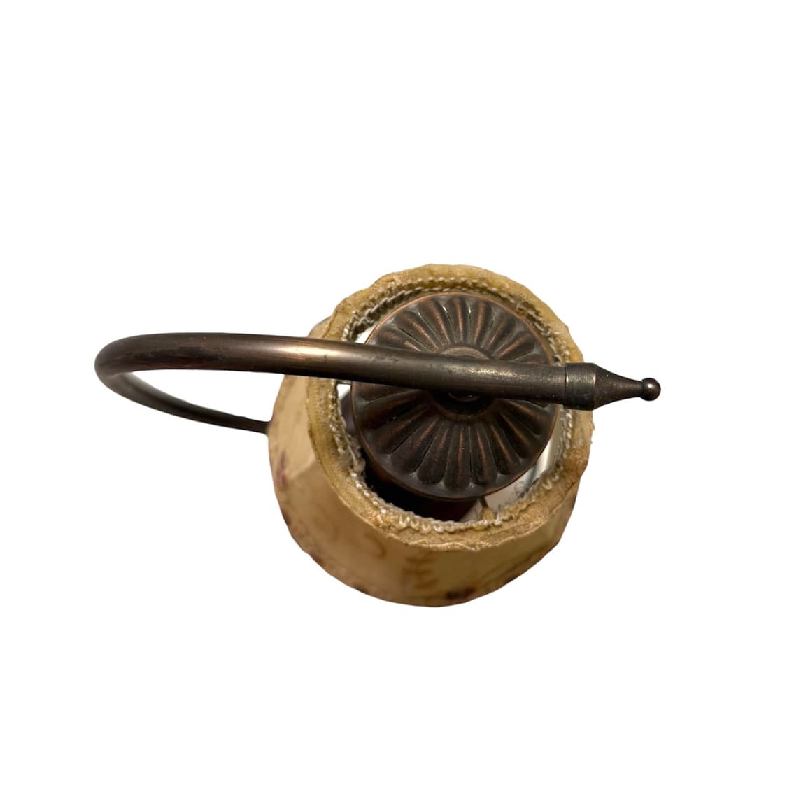 80s 코티지코어 플로럴 패브릭 테이블 램프 상품이미지5