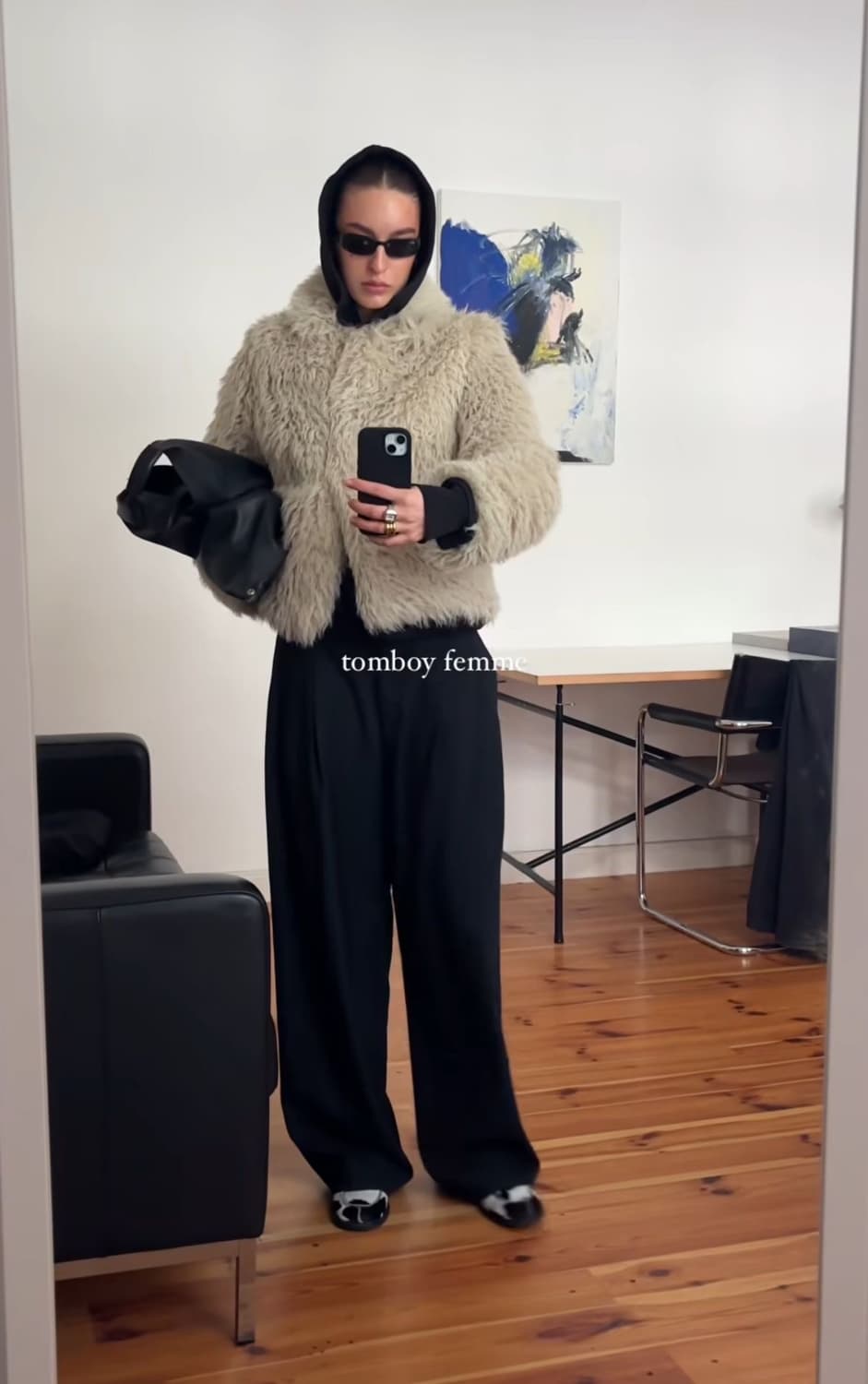 마지셔우드 퍼자켓 / 1사이즈 FUR JACKET 상품이미지3