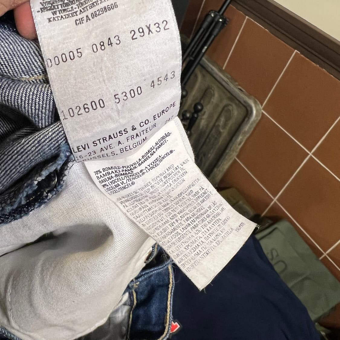 리바이스 엔지니어드진 29x32 Size (28인치) 상품이미지9