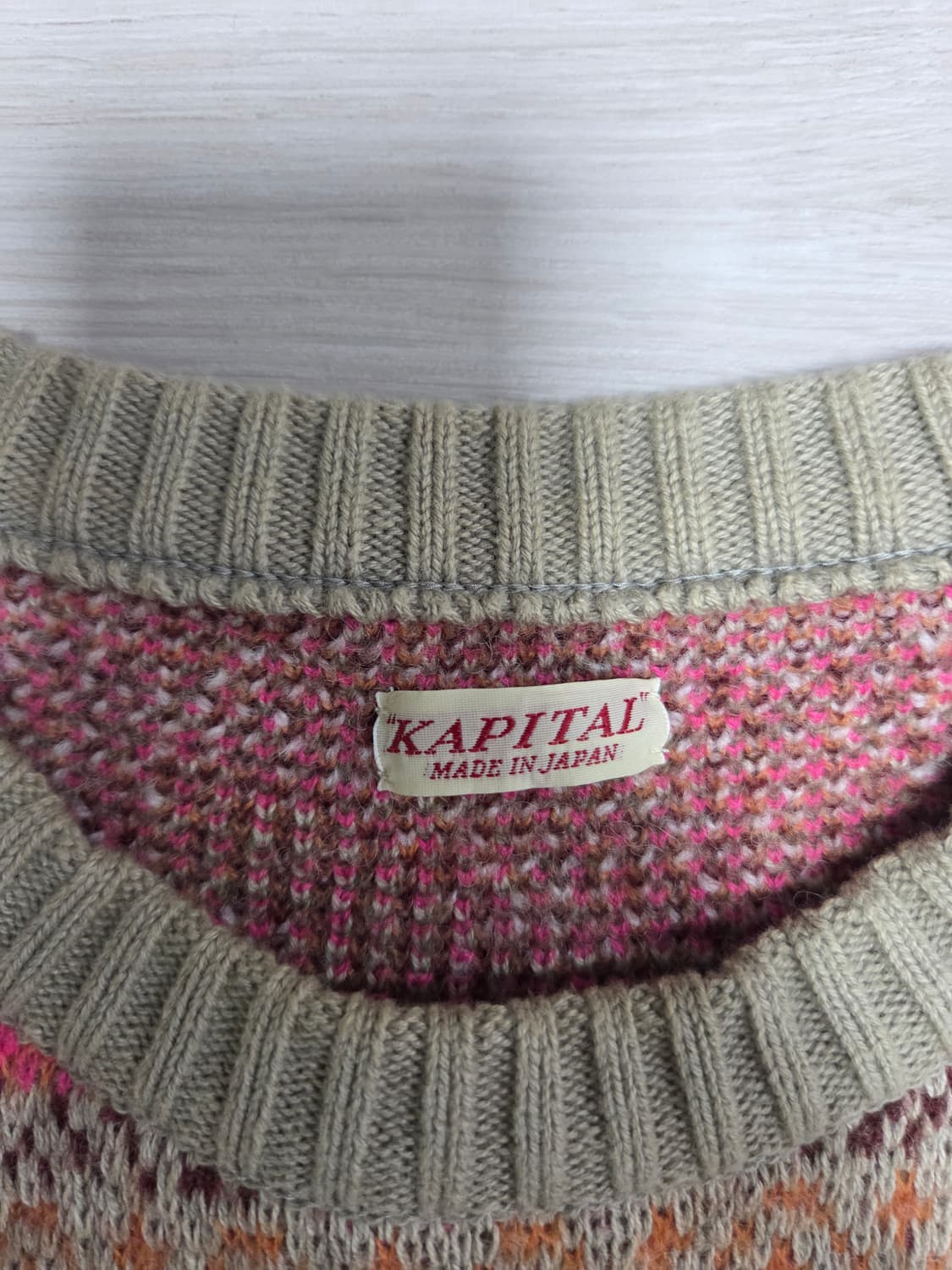 캐피탈 페어아일 니트 상품이미지3