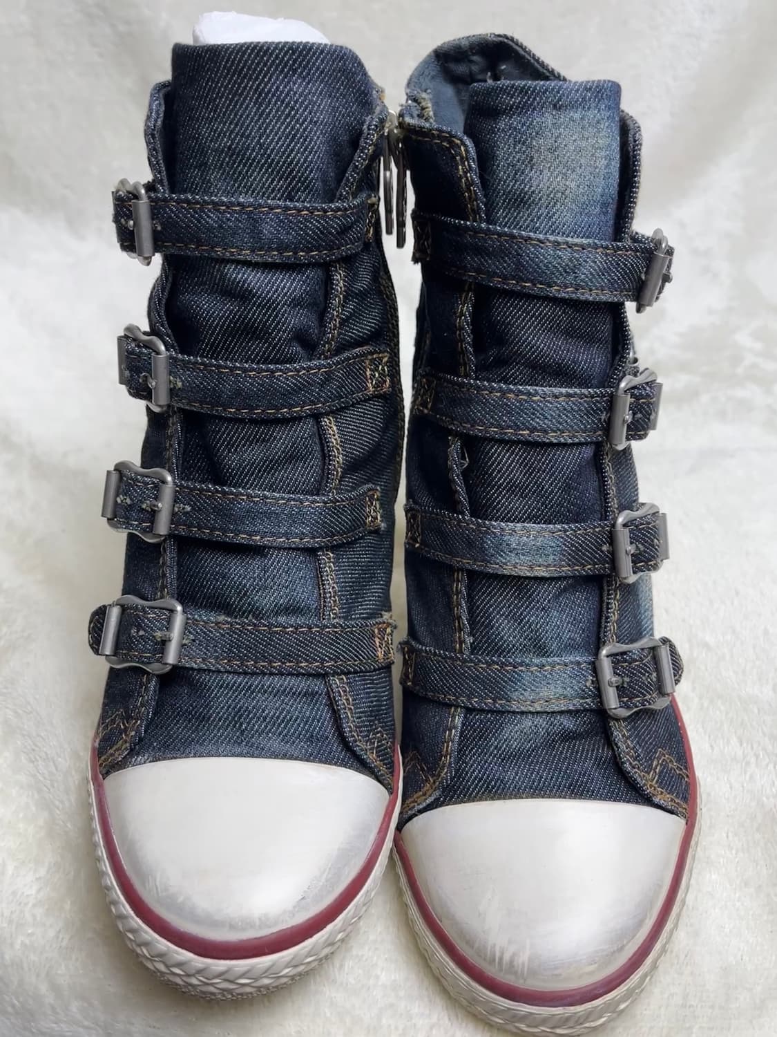 [38] 아쉬 데님 하이탑 웨지 스니커즈 || 240-245 상품이미지3