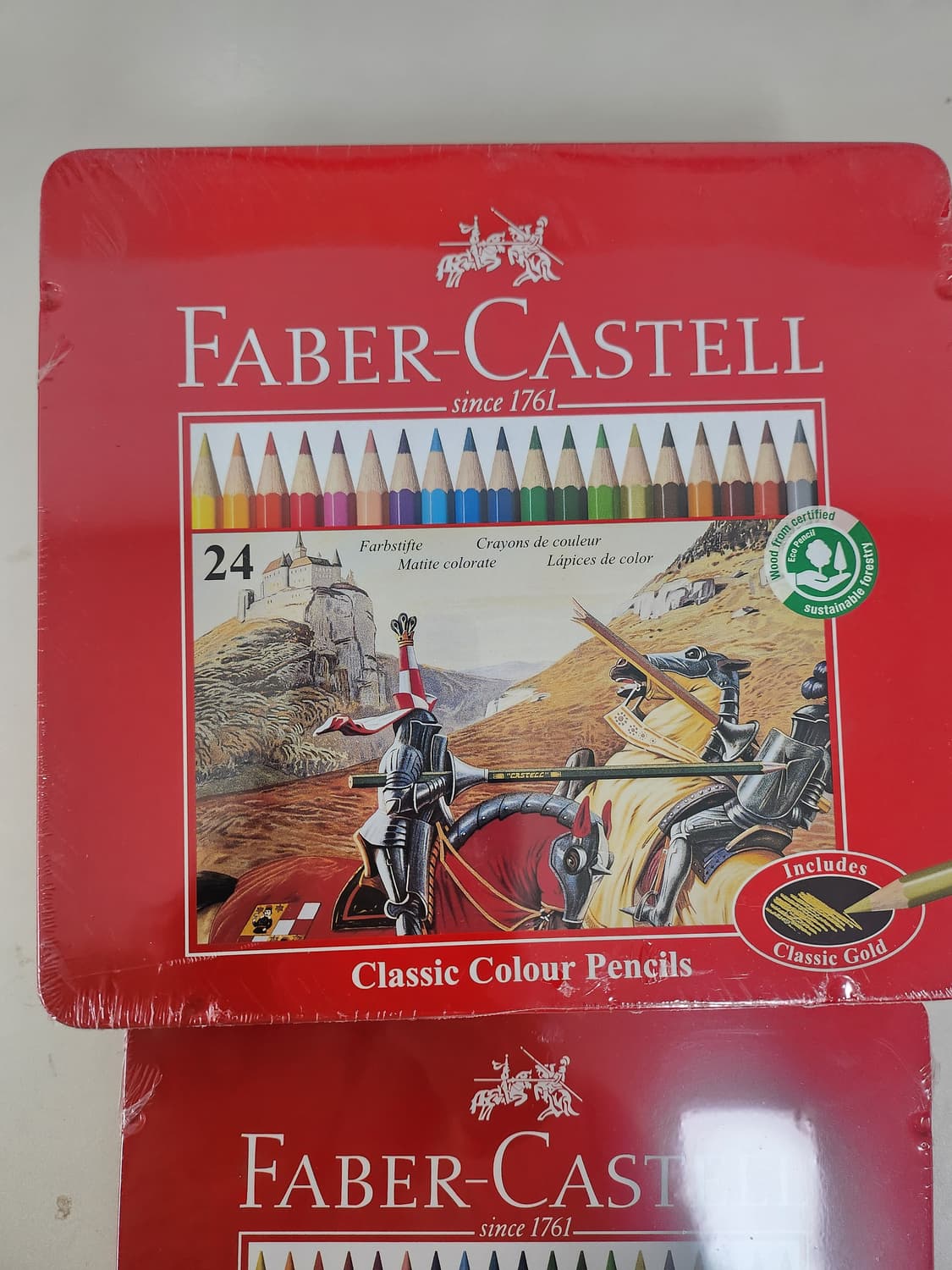 파버카스텔 일반 색연필 24색 틴케이스 상품이미지1