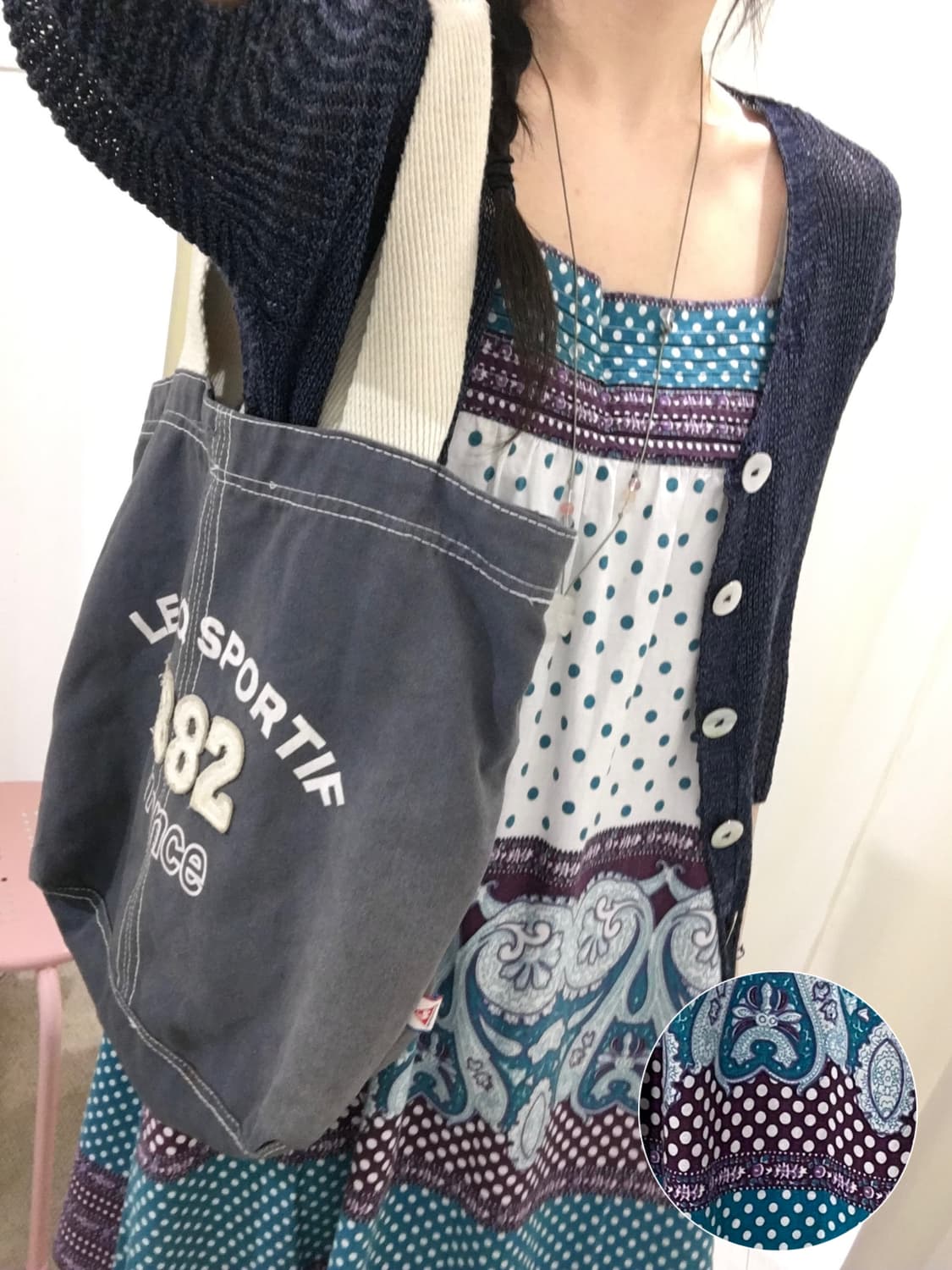 Hagumi Polka Dot Dress 상품이미지1