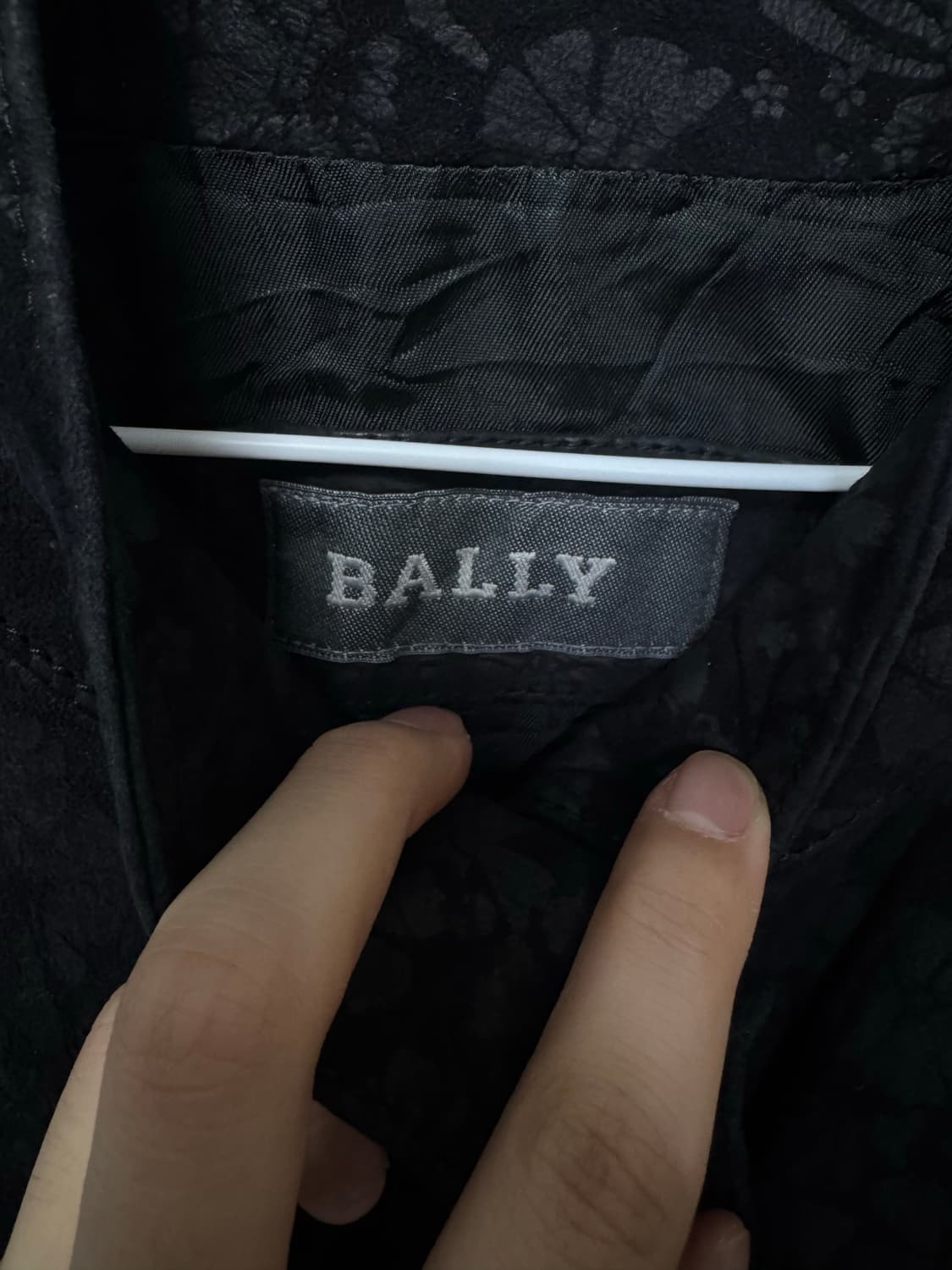 빈티지 아카이브 발리 BALLY 스웨이드 플로럴 패턴 코트 상품이미지3