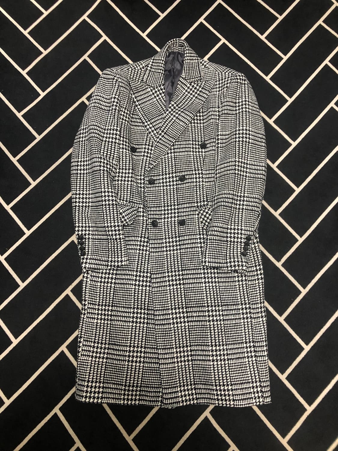 톰st (새제품) 프리미엄 피크드라펠 더블코트/몽클레어 스톤 발망 프라다 상품이미지1