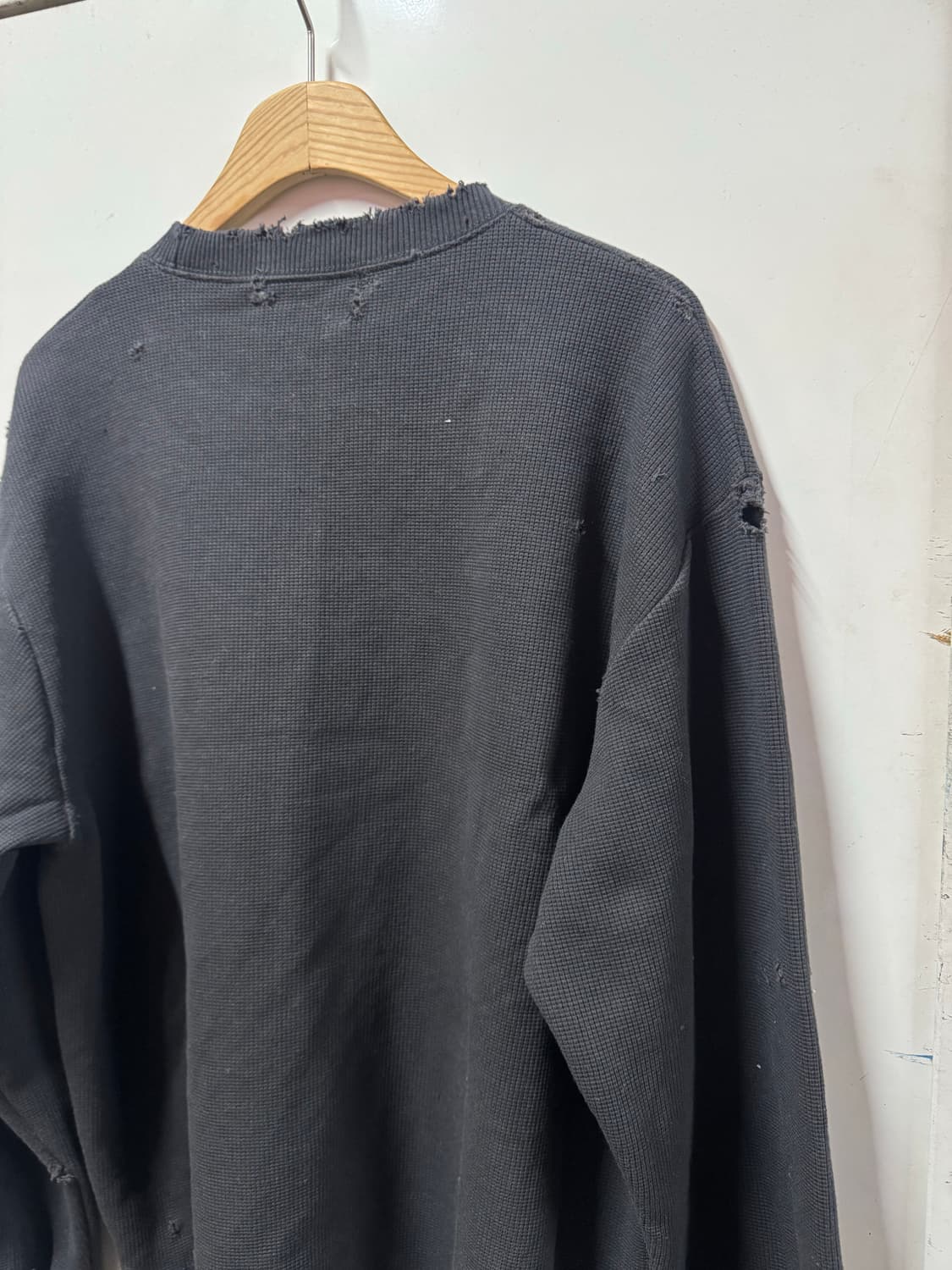 빈티지 와플 긴팔 상품이미지6