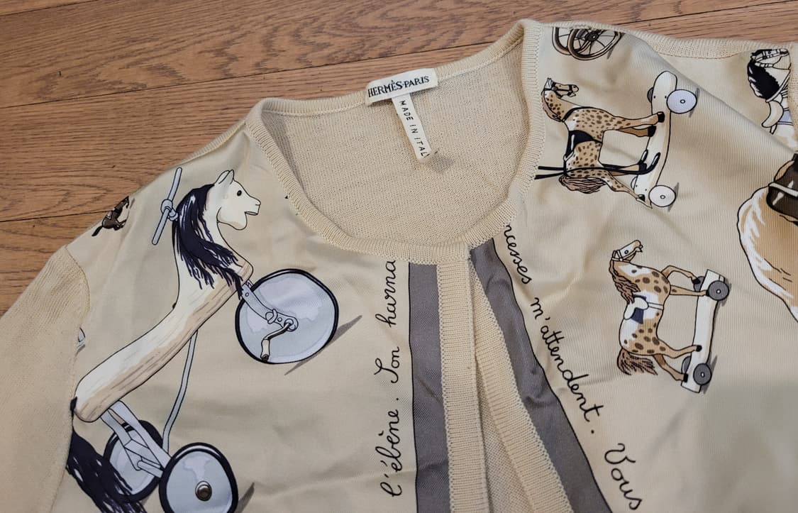 에르메스 실크 가디건55 상품이미지3