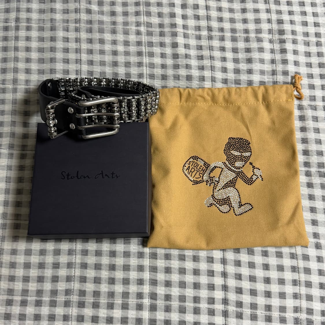 (32) Stolen Arts Skull Roller Belt Black 상품이미지4