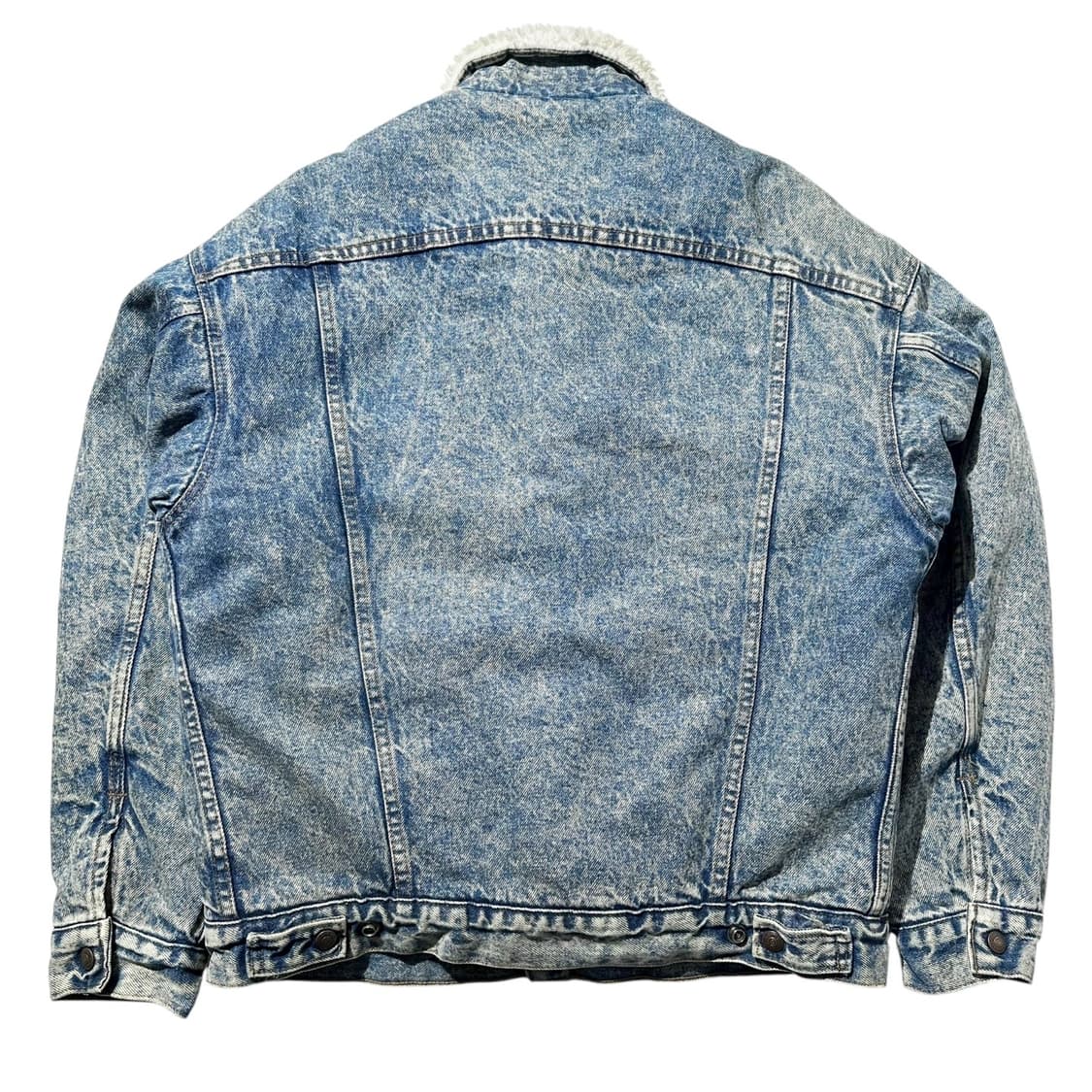 80’s USA 리바이스 쉐르파 데님 트러커 자켓 상품이미지2