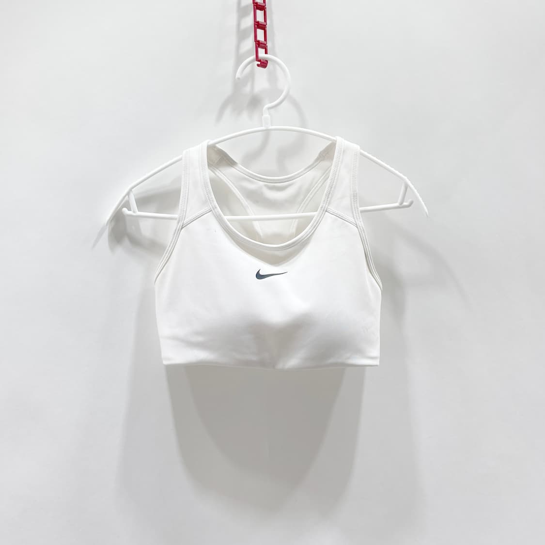 나이키 여성 스포츠브라 화이트 S  상품이미지1