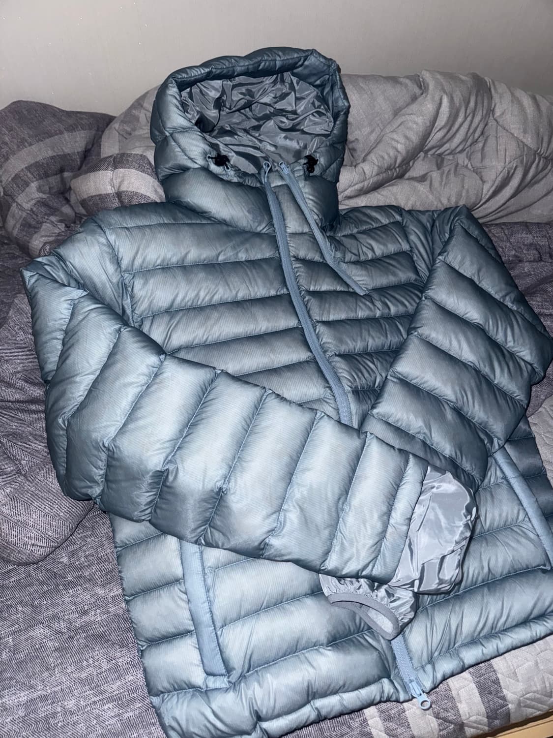 (새상품)산산기어 서픽스 푸퍼 스카이블루 경량패딩 3사이즈 상품이미지1