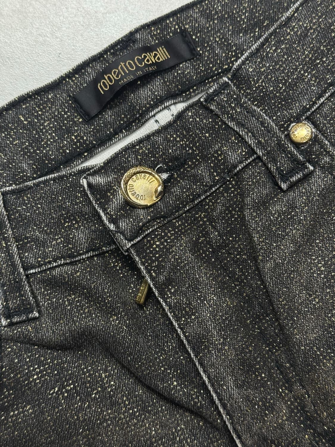 로베르토 까발리 멀티컬러 글리터 팬츠 상품이미지4