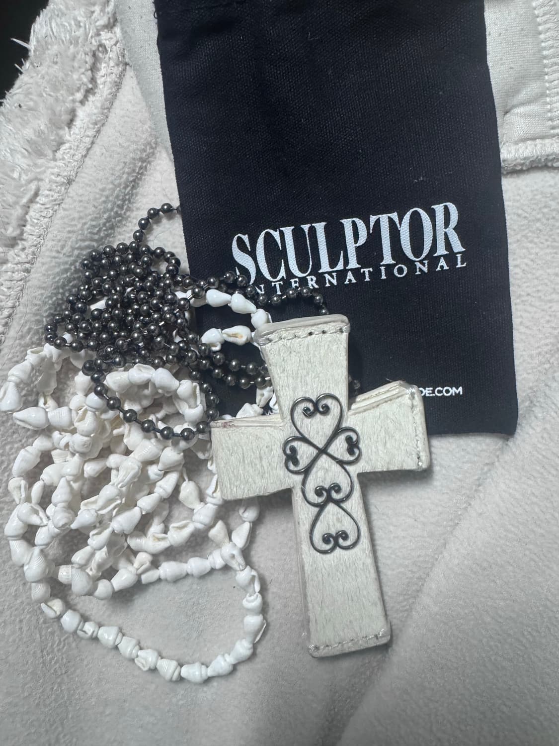 스컬프터 에드하디 십자가 지갑 상품이미지1