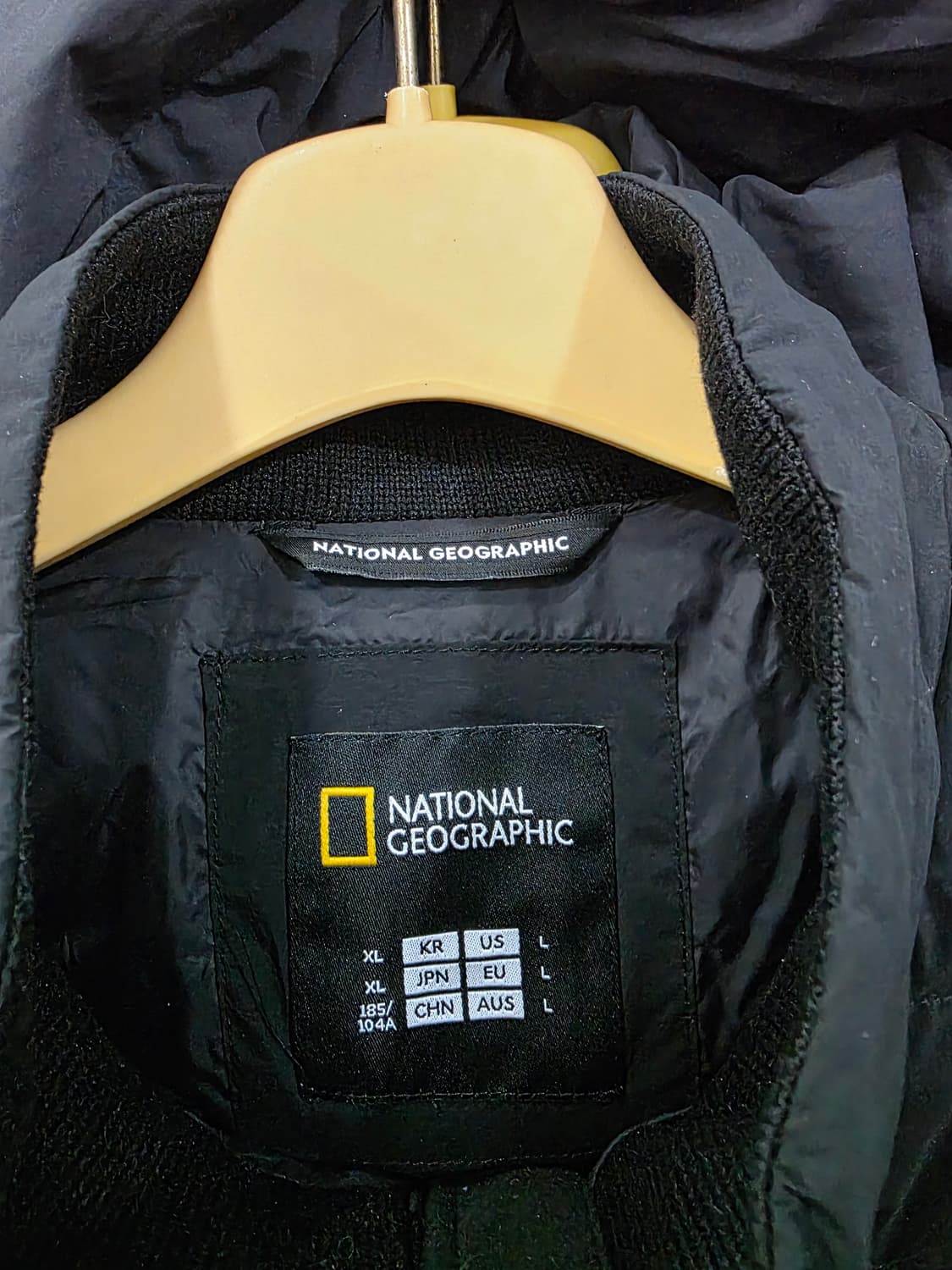 내셔널지오그래픽 남성 구스 경량 패딩 상품이미지3