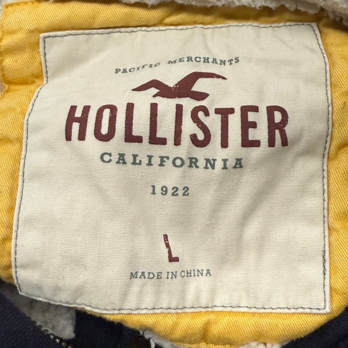 홀리스터 네이비 양털 후드집업 상품이미지6