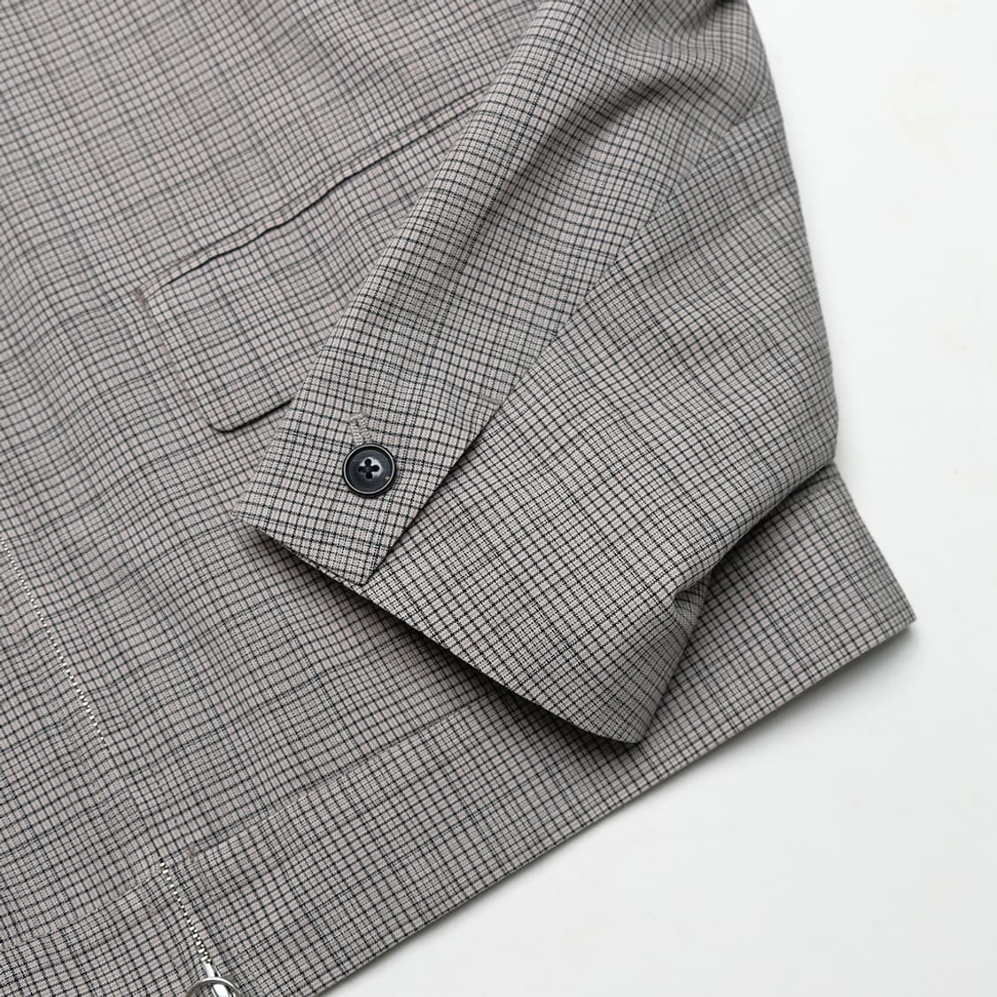 wool tropical zip up blouson 상품이미지4