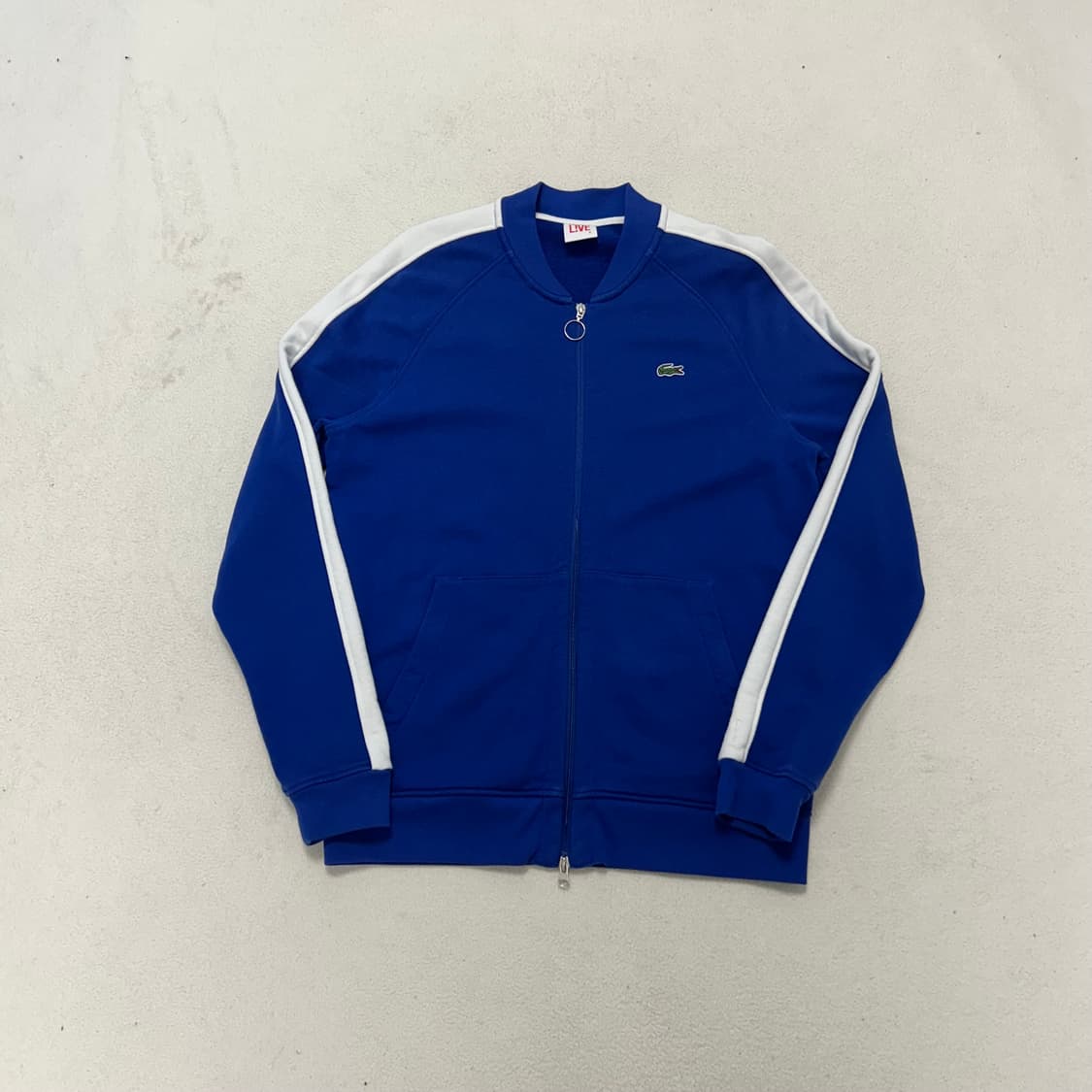 Lacoste blue two-way zip-up 상품이미지4