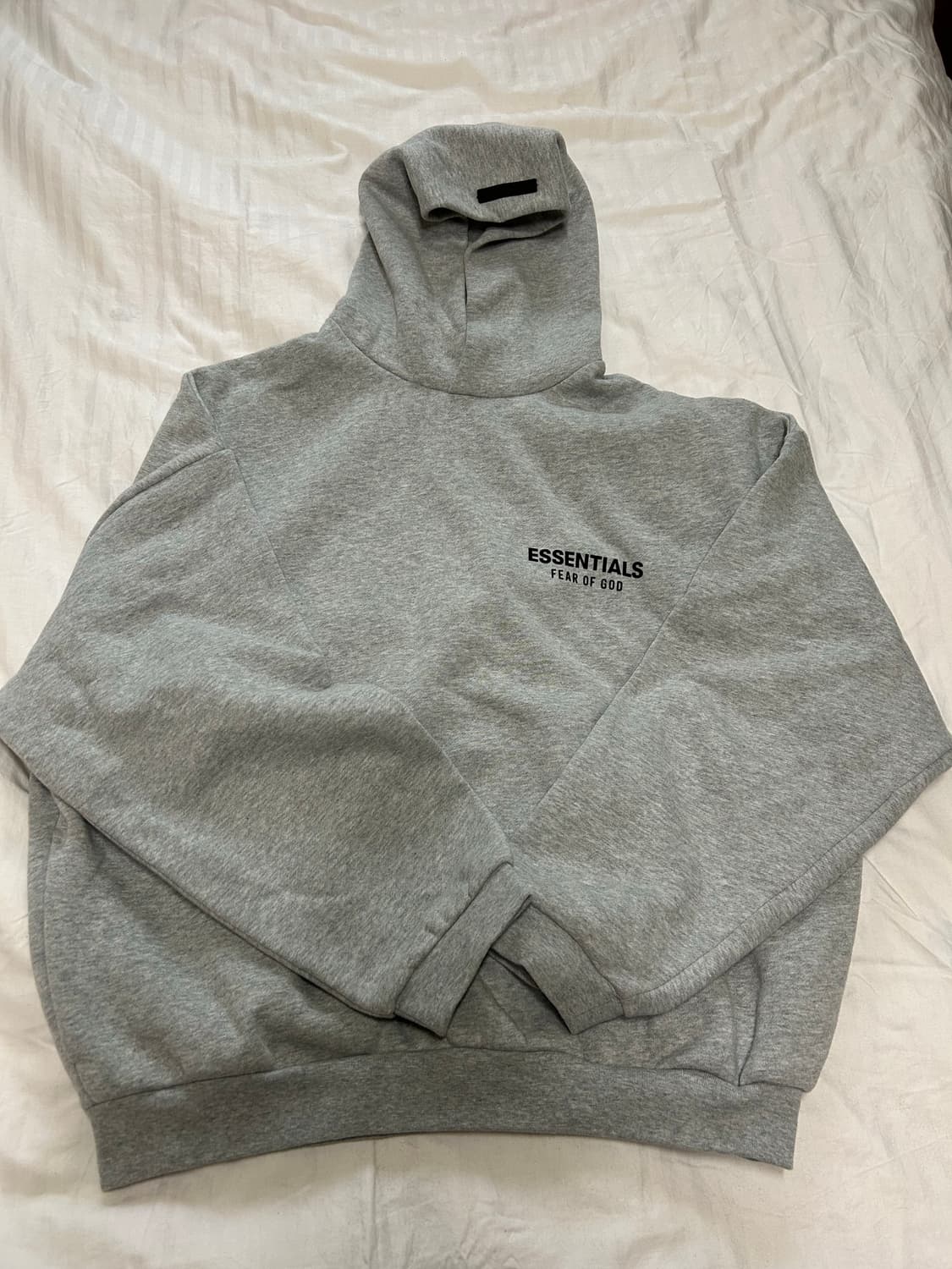에센셜 후드 라이트 헤더 그레이 상품이미지3