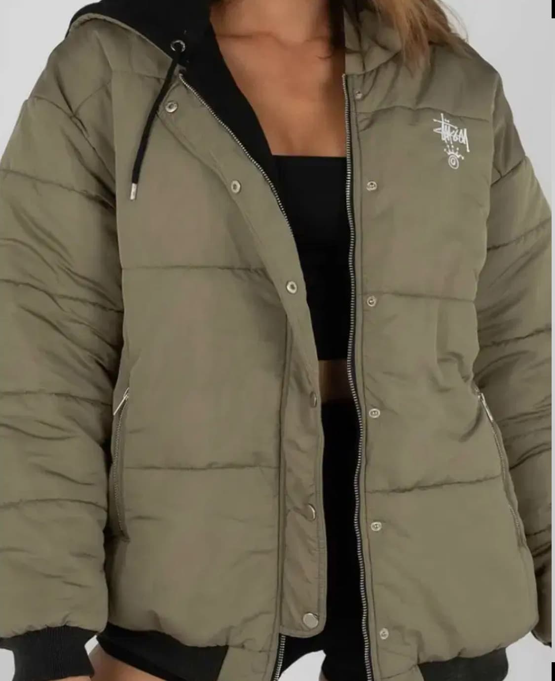 스투시 여성 파울러 리버서블 패딩 자켓(2번 시착)(정품) 상품이미지4