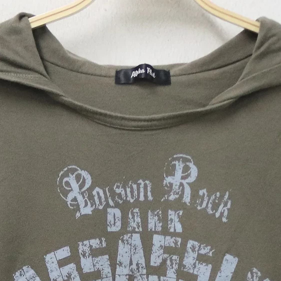ALPHA FLAT 후드 반팔 티셔츠 66922 상품이미지3