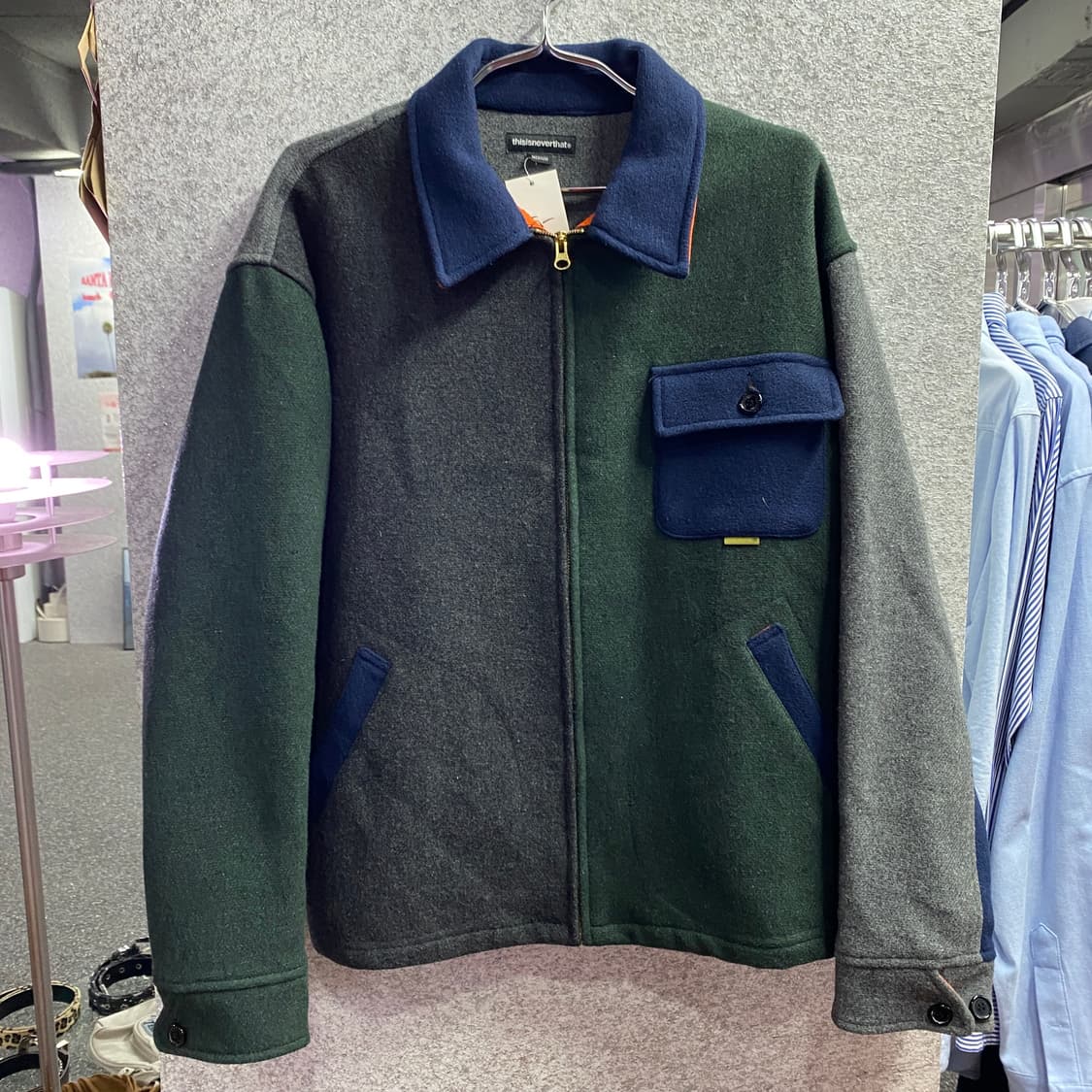 디스이즈네버댓 포켓 모직 자켓 B3194 상품이미지2