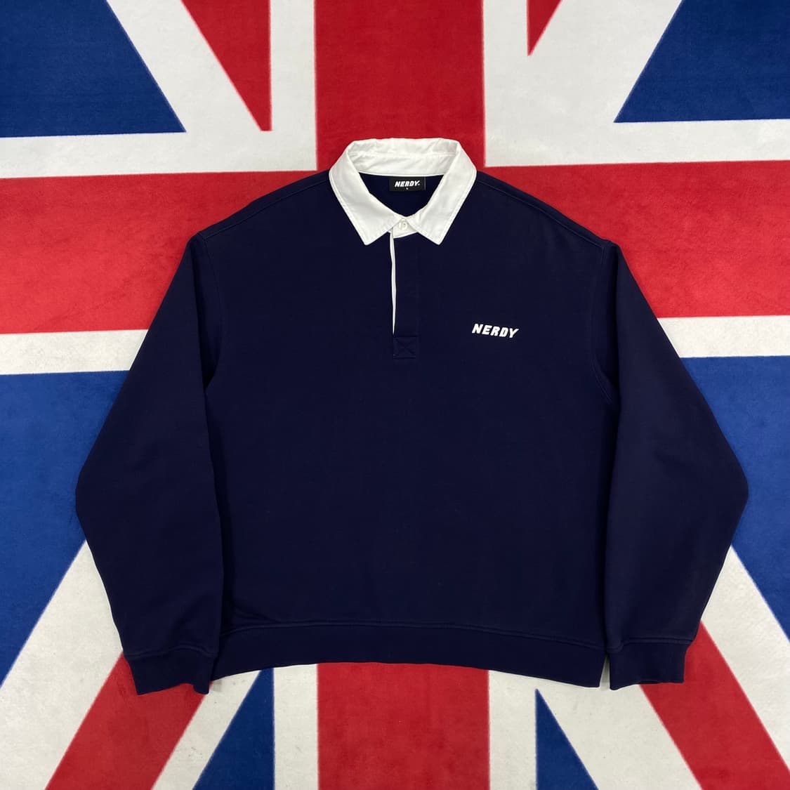 널디 카라 맨투맨 L  상품이미지1