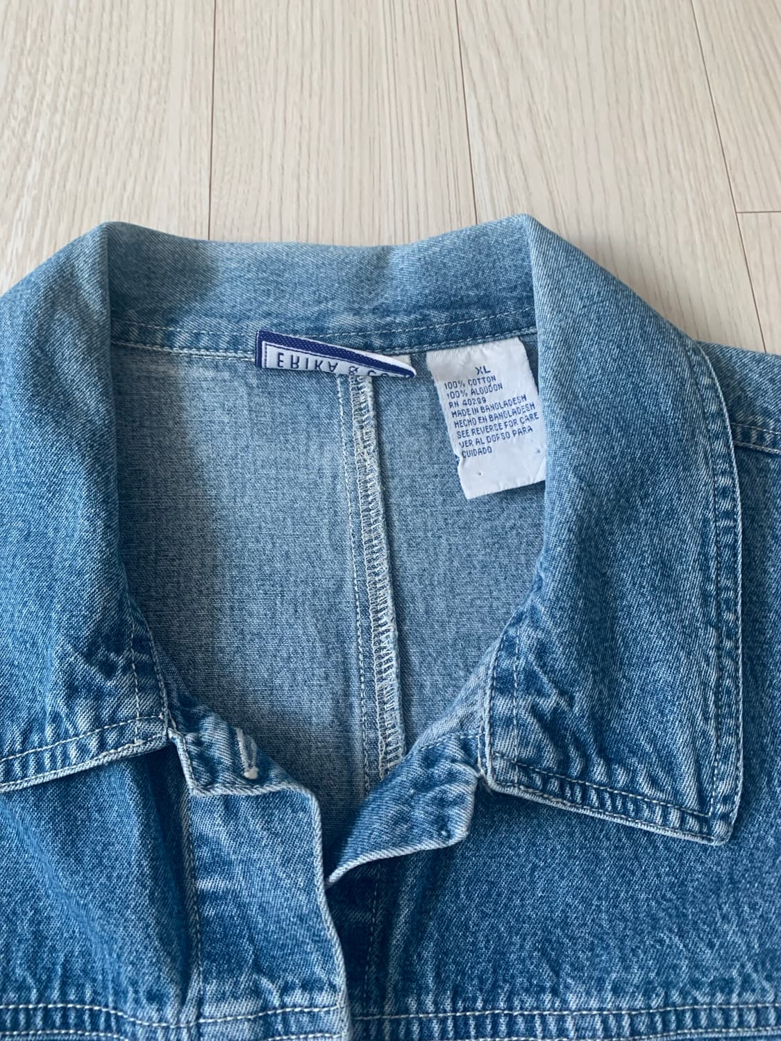 ERIKA  데님 초어 재킷  상품이미지4