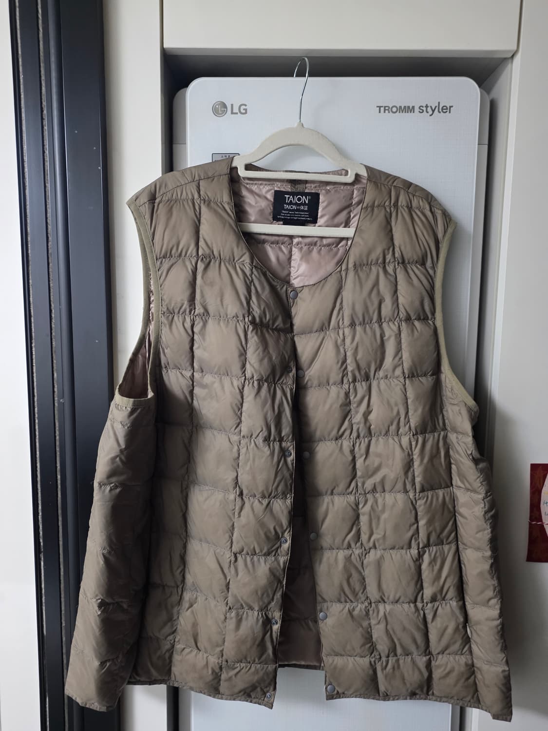 타이온 경량패딩조끼 3xl 110 입으시는분 상품이미지1