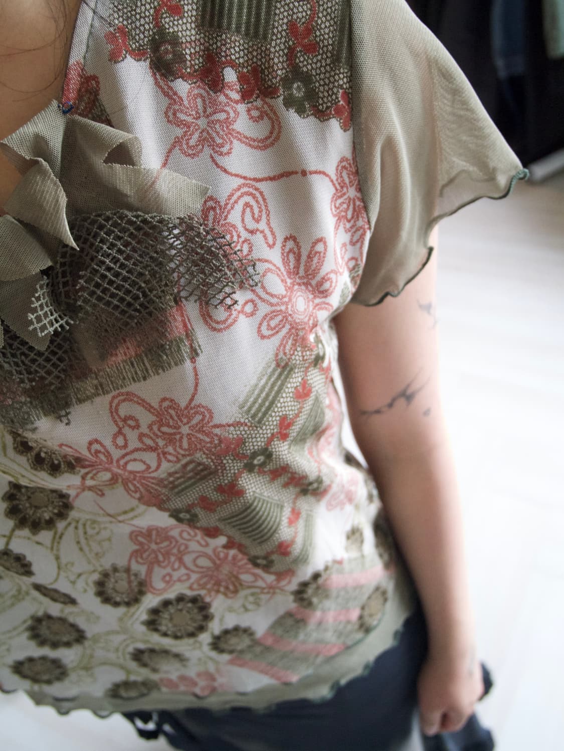 [JPN] floral mesh top  상품이미지6