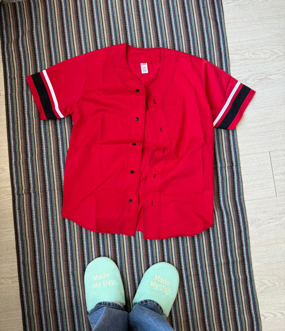 슈프림 베이스볼 반팔 셔츠 상품이미지3