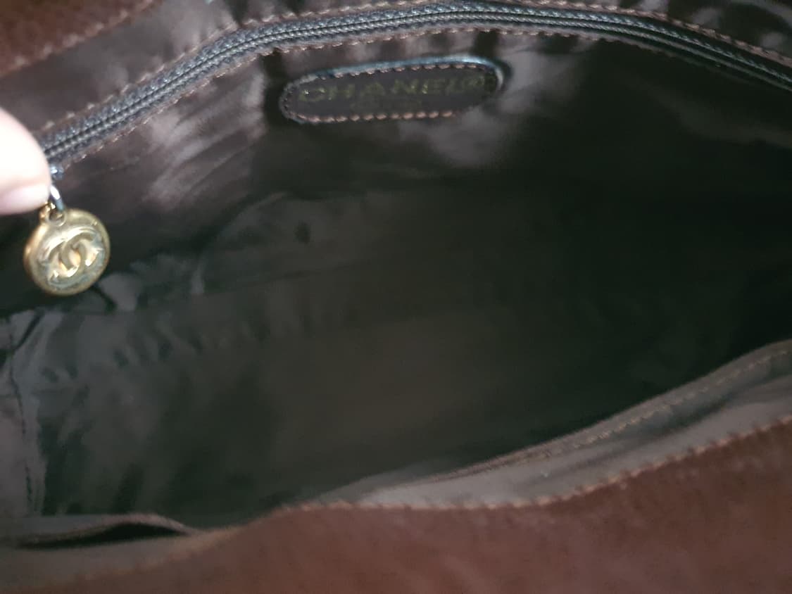 샤넬 빈티지 브라운 캐비어 숄더백 상품이미지6