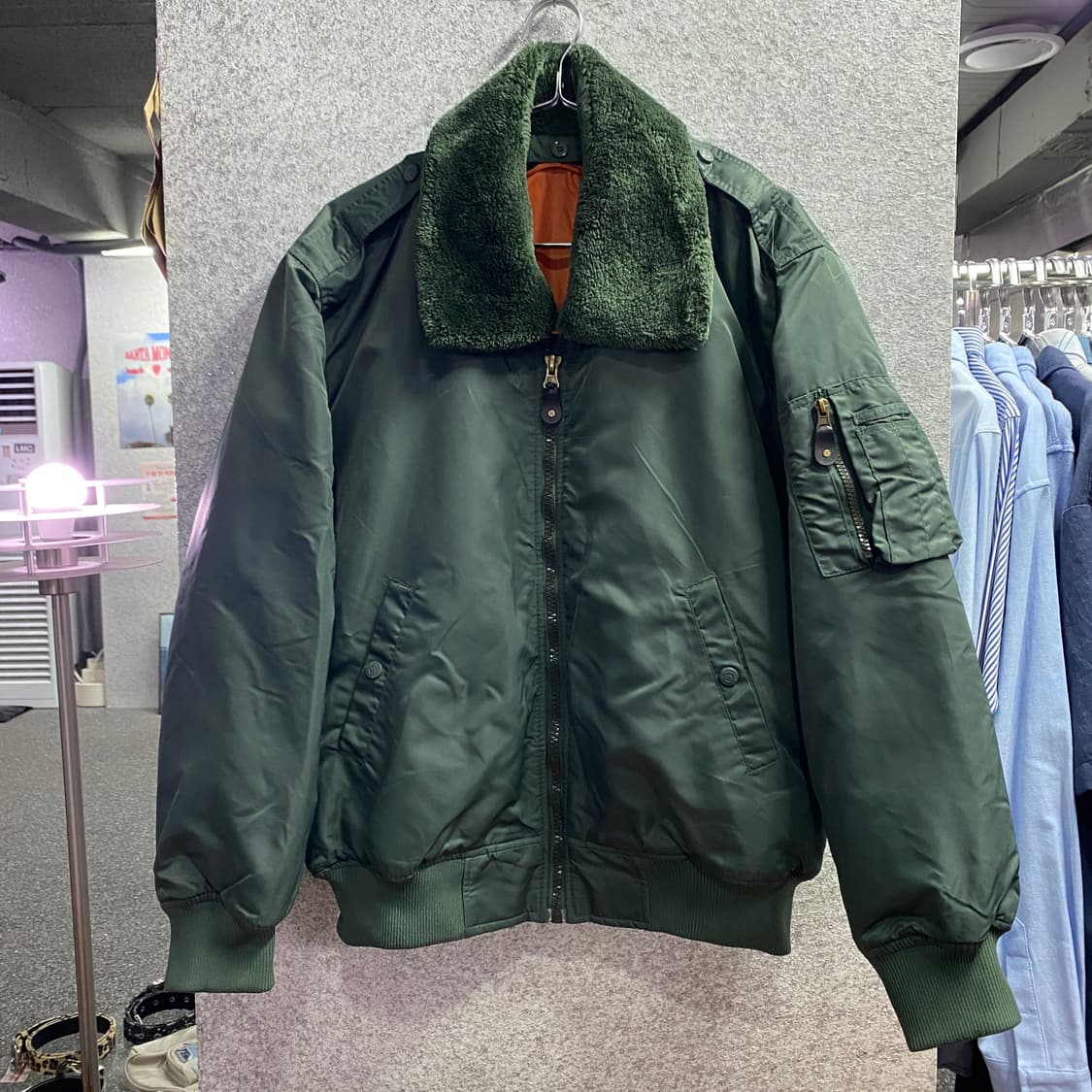 빈티지 카라퍼 국군 항공점퍼 B3831 상품이미지2