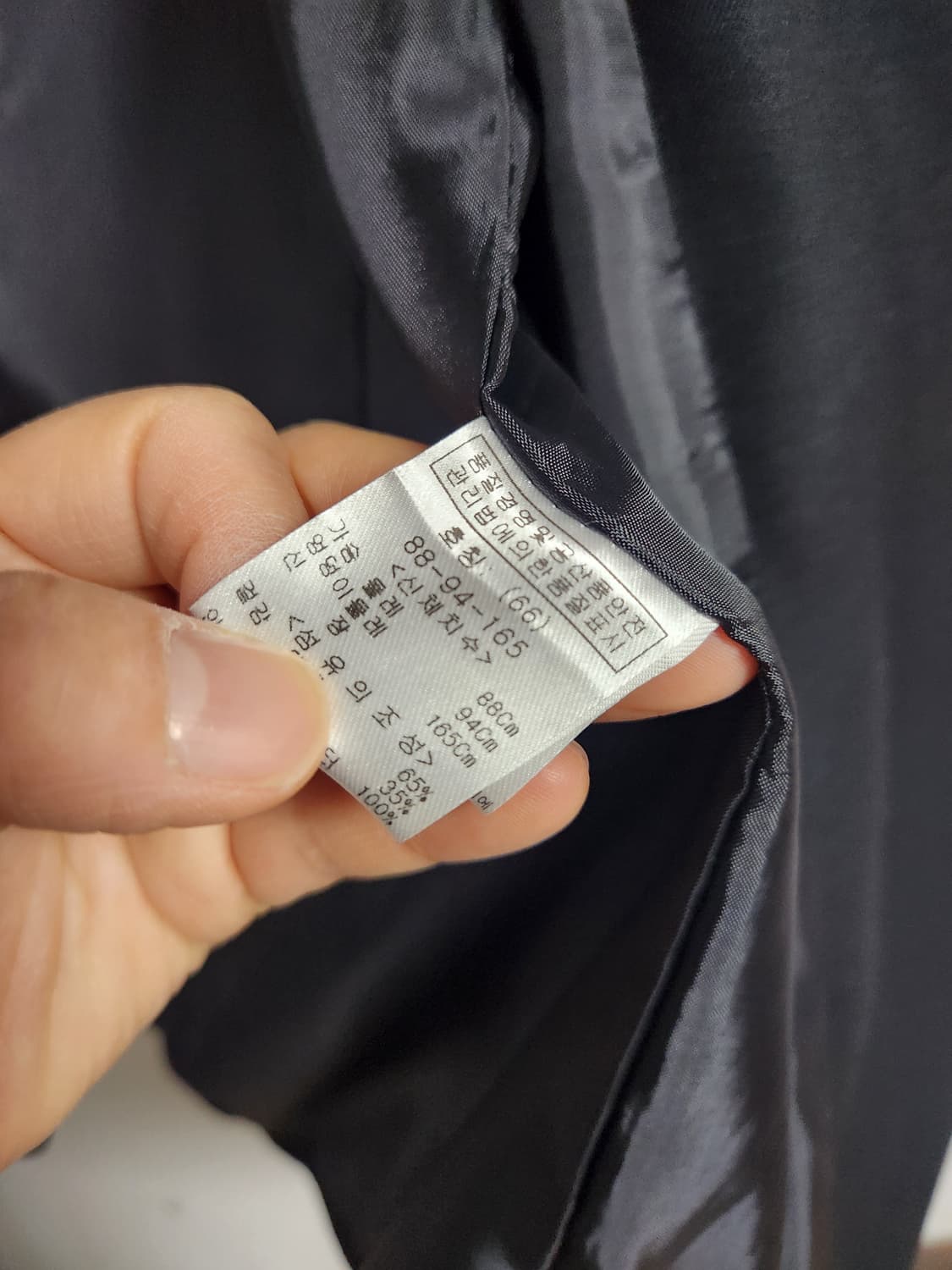 OZOC 블랙 더블 버튼 간절기 코트 55~66 상품이미지5