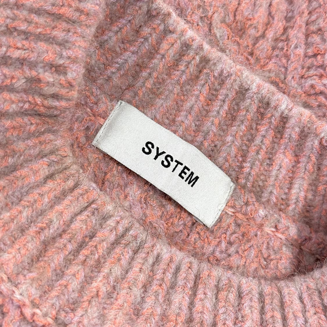 시스템 케이블 울 니트 상품이미지2